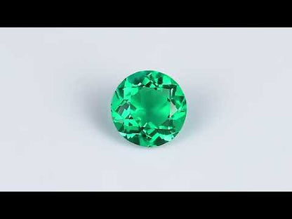 Good Clarity Laboratory Loose Gemstone Columbian Lab Made Emerald